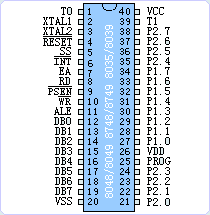8048引脚图