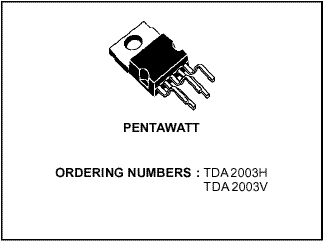 TDA2003外形图