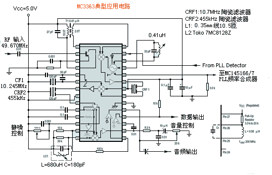 MC3363DW应用电路